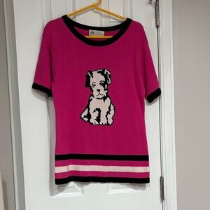 Pink puppy oversized sweater